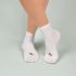 Bamboo Ankle - Ever Ready - White, Pack of 4