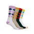 Time Travel | Bamboo Crew Argyle socks | Pack of 4