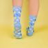 Bamboo Crew - Dotty Dancing - Sky Blue, Pack of 4